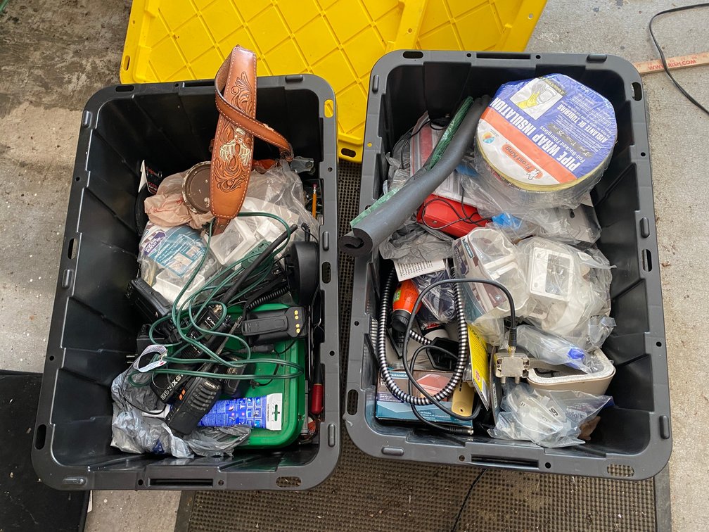 2-Totes with Tools, Home Improvement Supplies