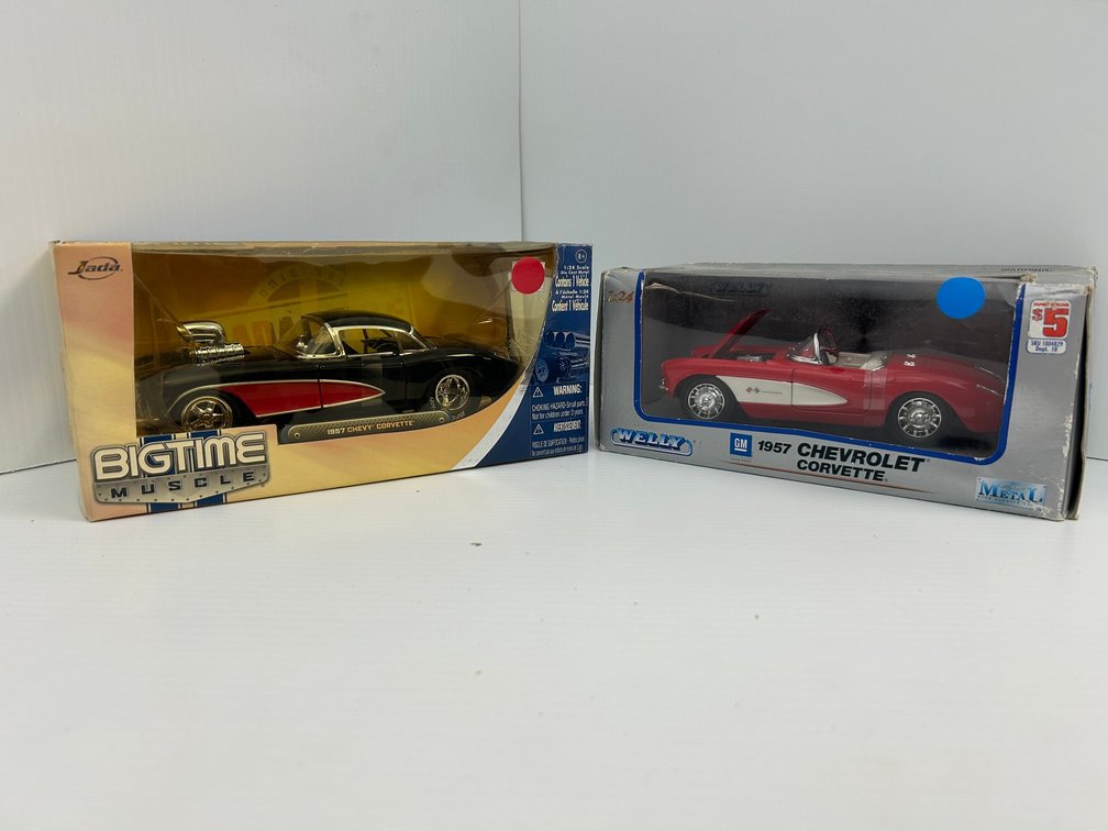 Two Die Cast Corvette Models