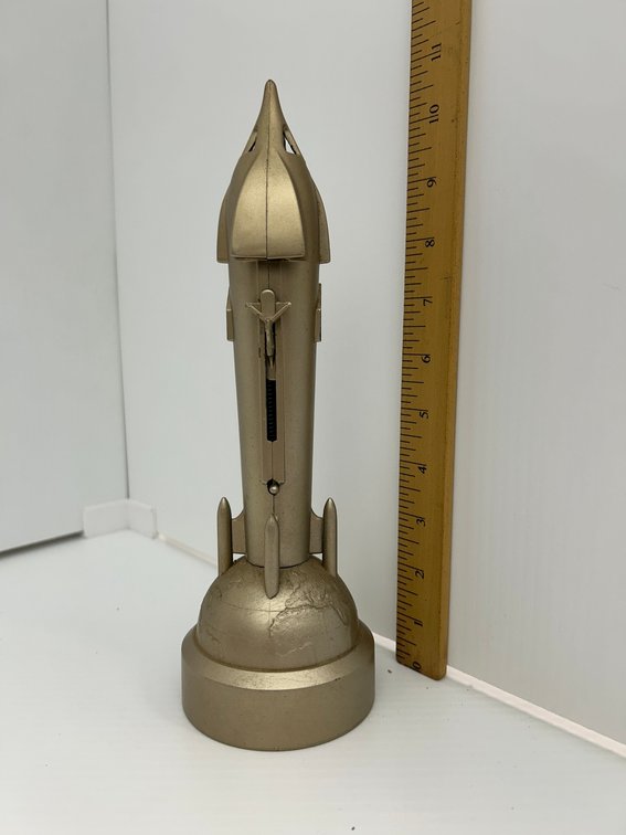 Vintage Mechanical Satellite Bank