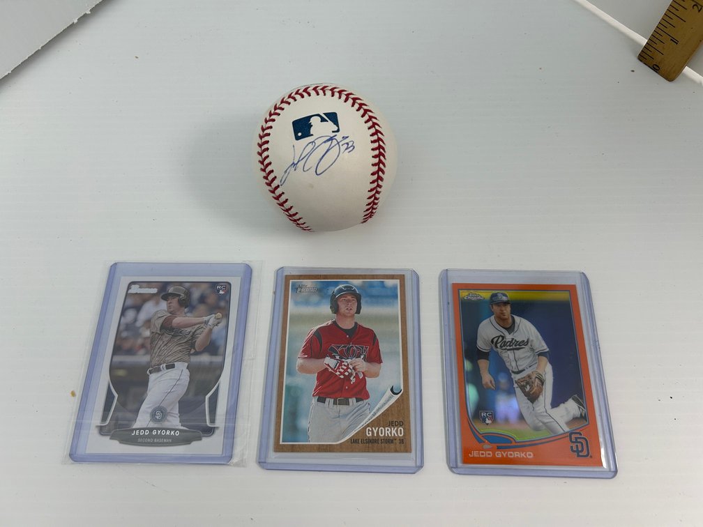 Jedd Gyorko from the Padres, Braves, Red sox