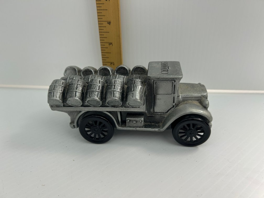 Beer Truck with Kegs Coin Bank Marked Olden Berg Brewery