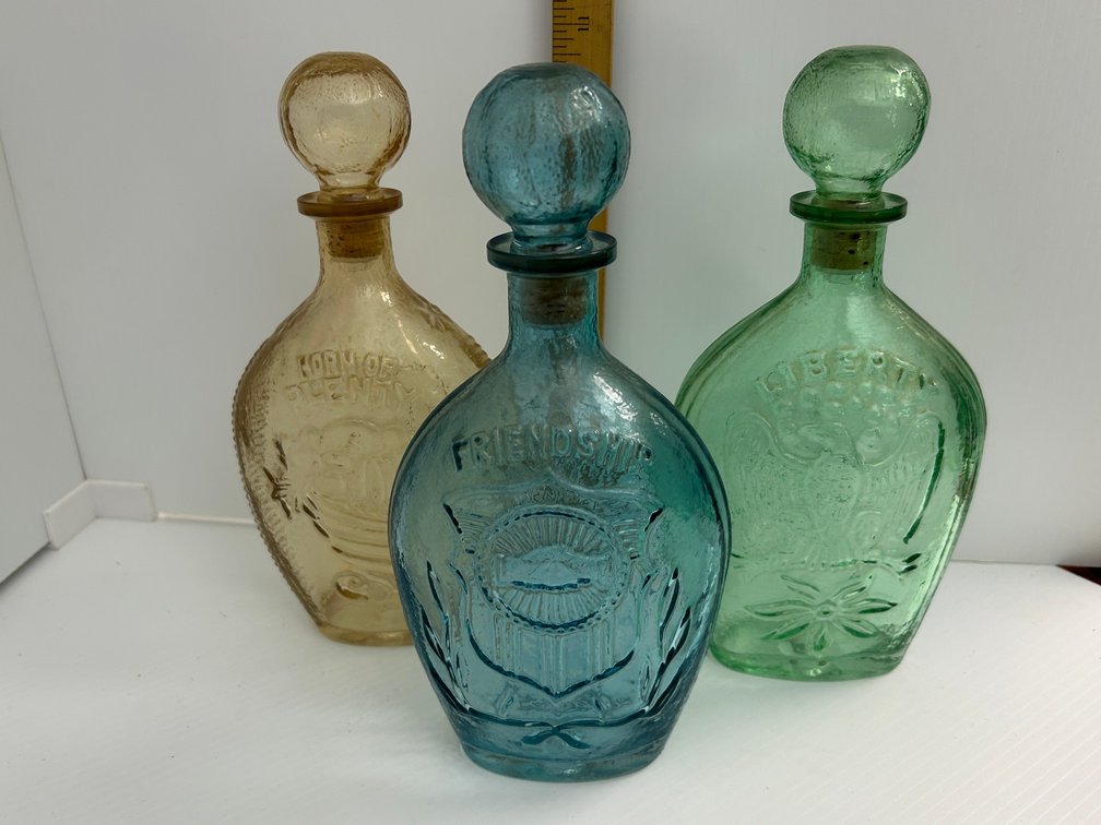 3-Decanters with Stoppers