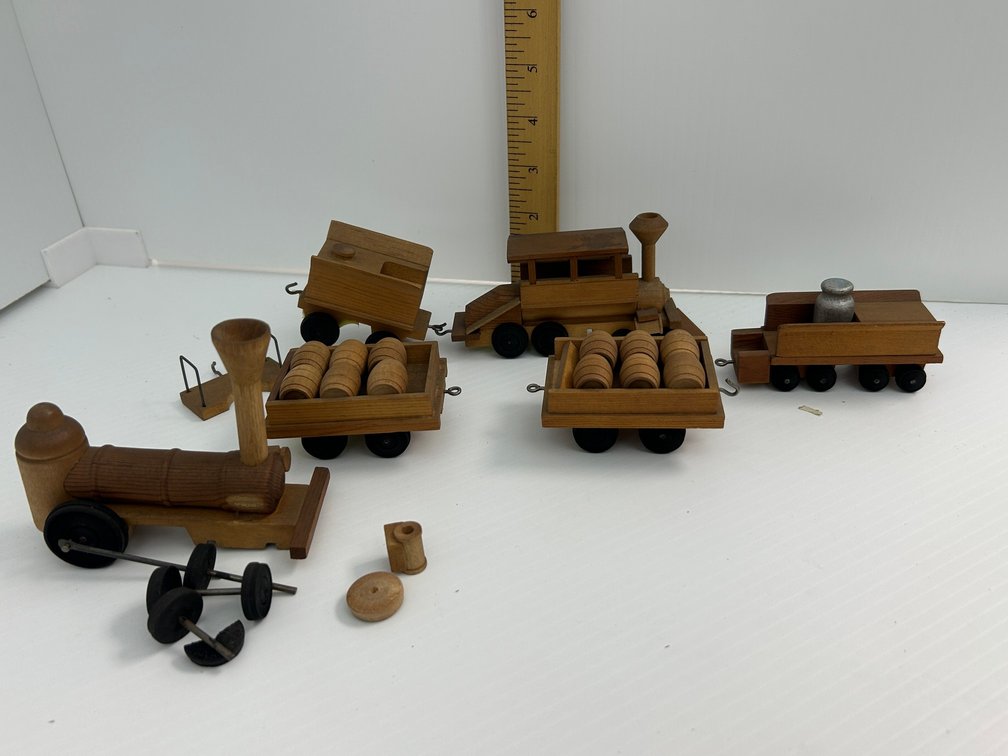 Small Wooden Train Set