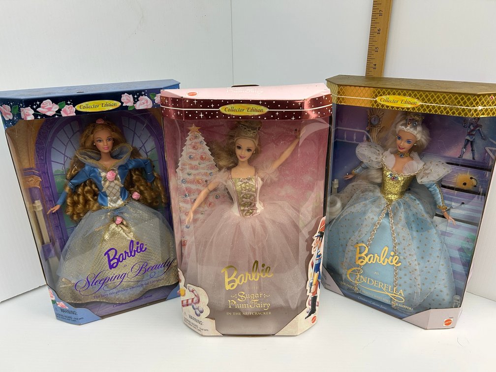 Barbie Cinderella, Sleeping Beauty, Sugar Plum Fairy
