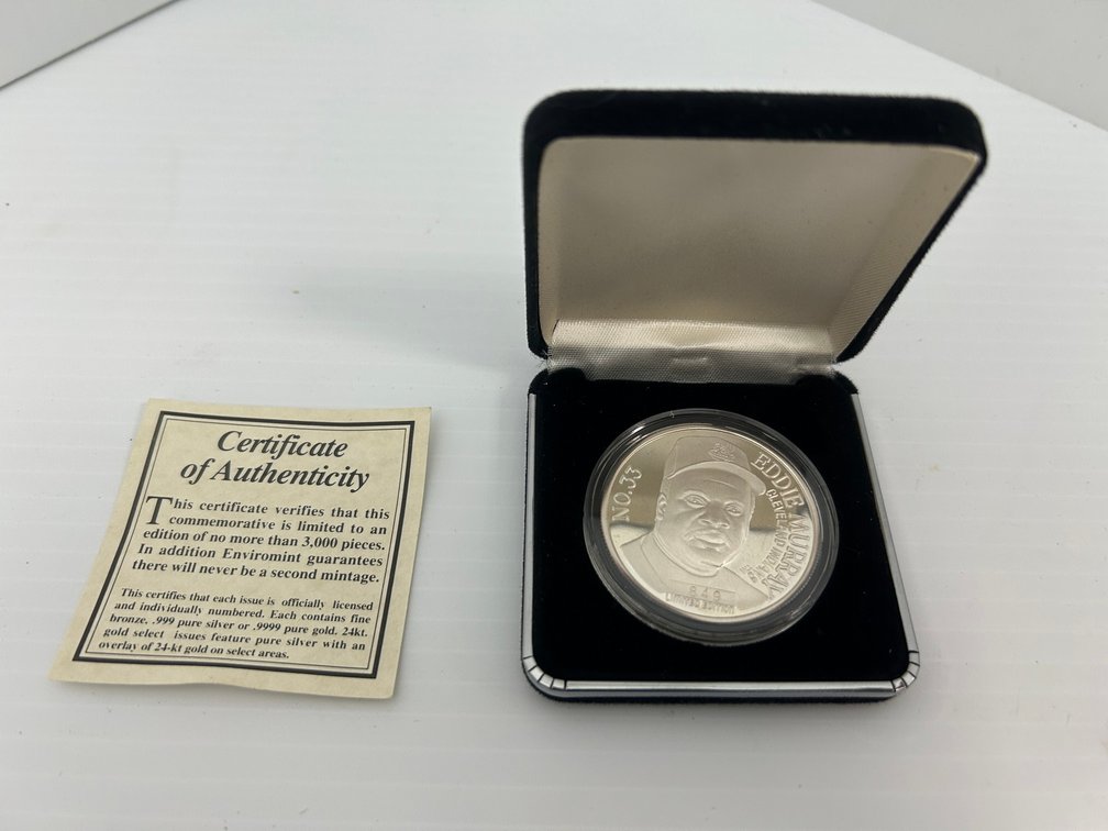 1 Troy Ounce Commemorative Coin Eddie Murry