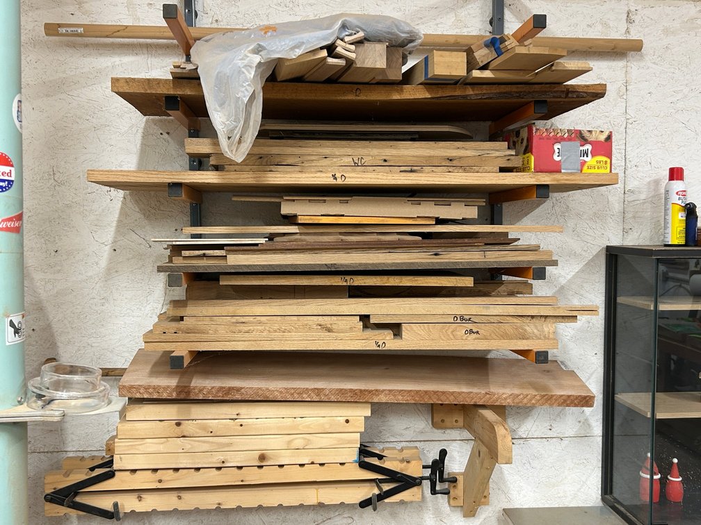 Scrap wood pieces
