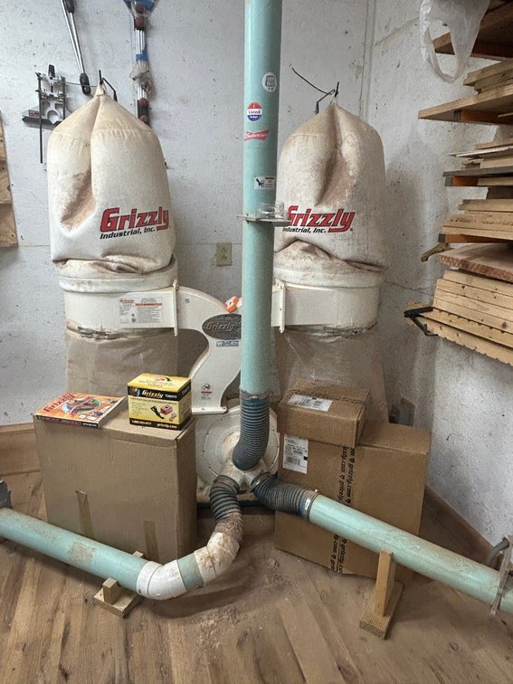 Grizzly-model #G1030Z2P Polar Bear series, 3 HP dust collector