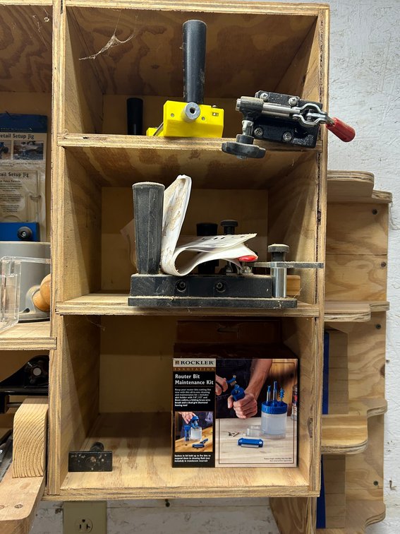 Rockler routing jigs, Rockler maintenance kit