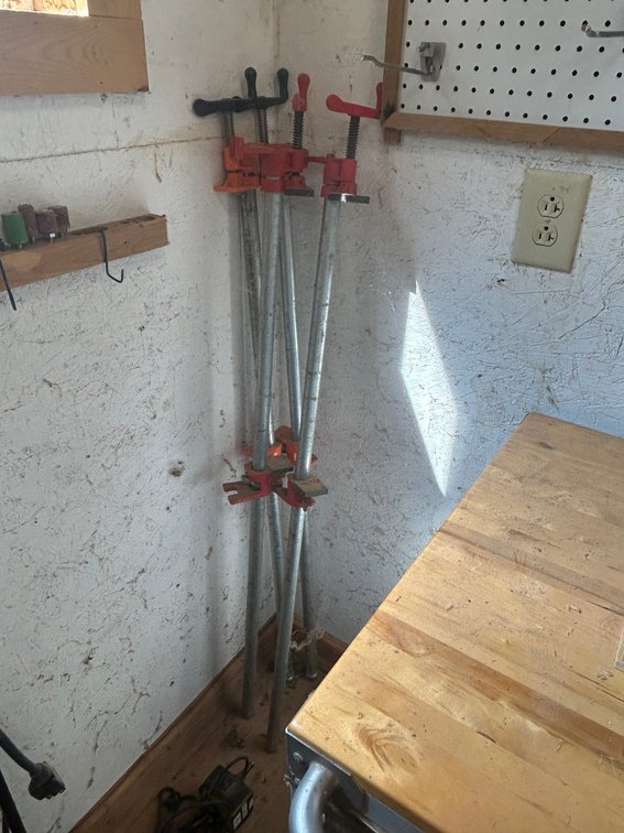 4' Metal clamps