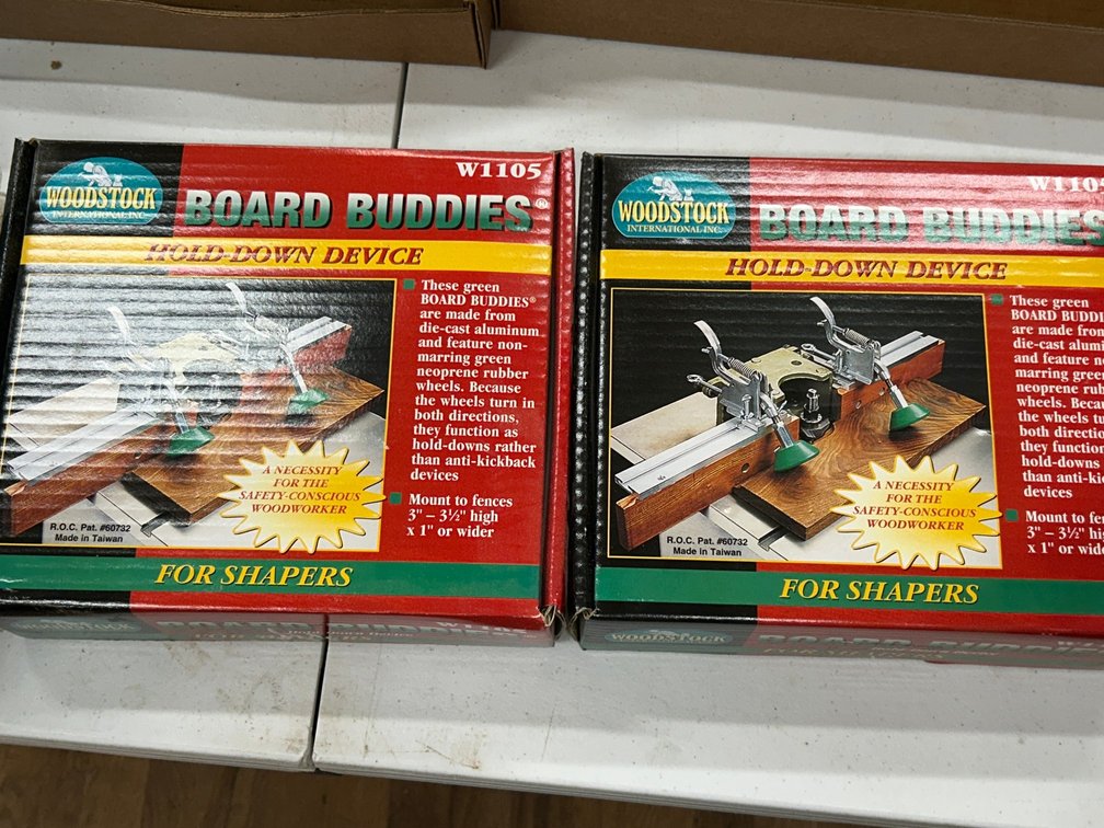 Woodstock hold down device board buddies