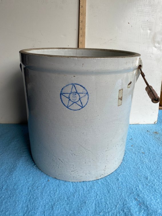 5 Gallon stoneware crock