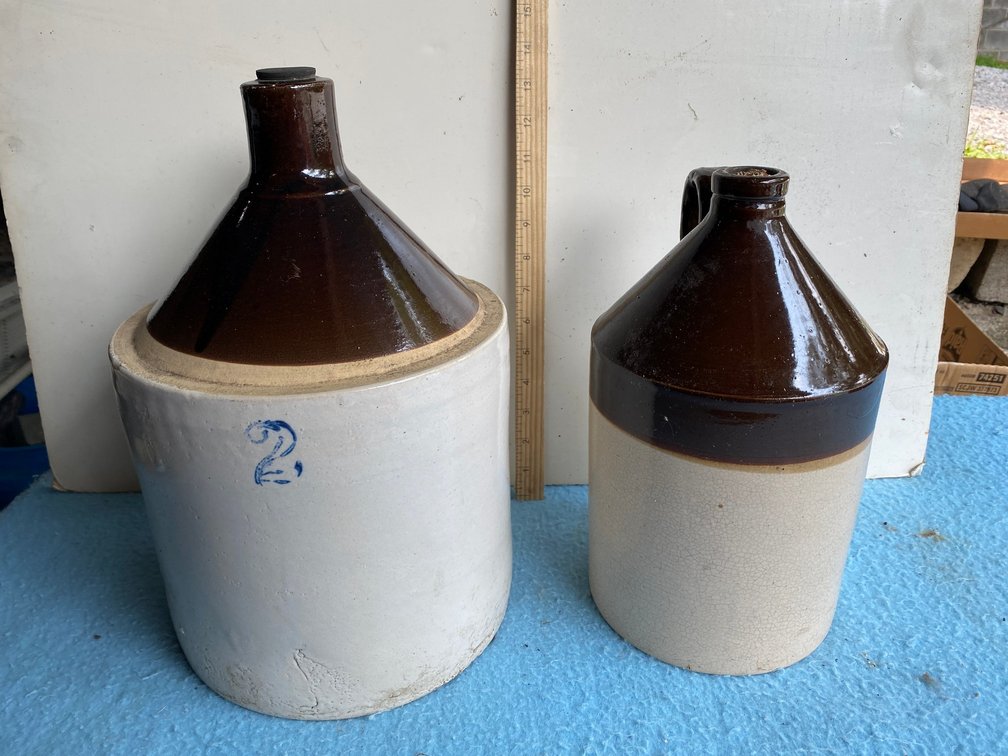 2 Stoneware jugs