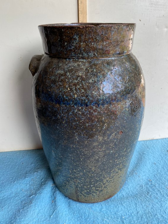 Stoneware churn