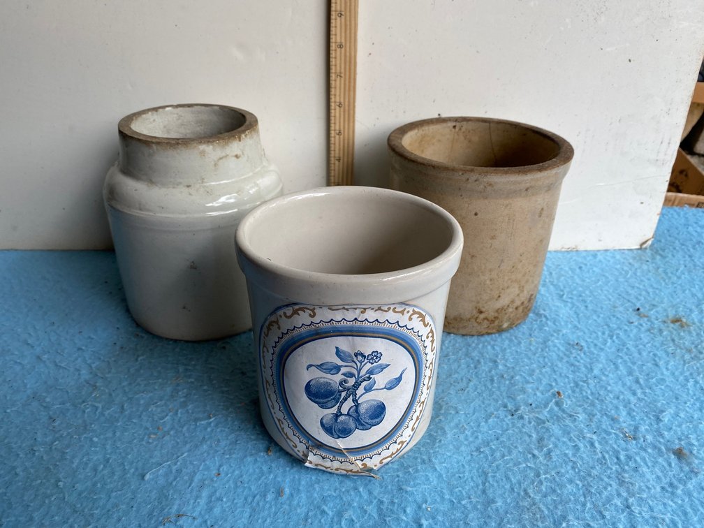 3 Stoneware pieces