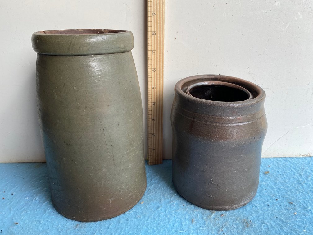 2 Stoneware crocks