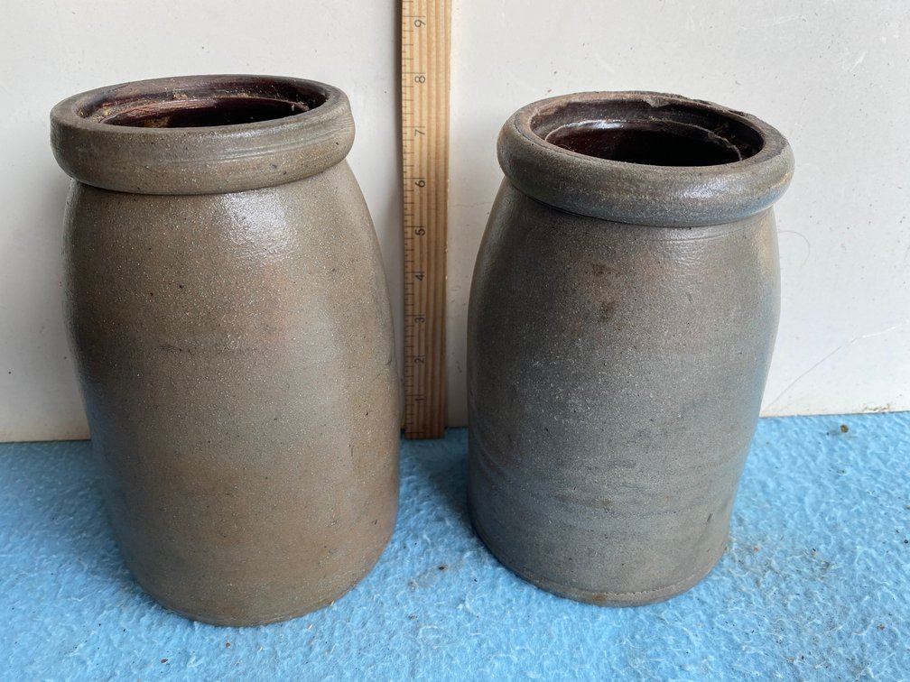 2 Stoneware crocks