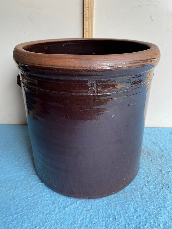 3 Gallon stoneware crock