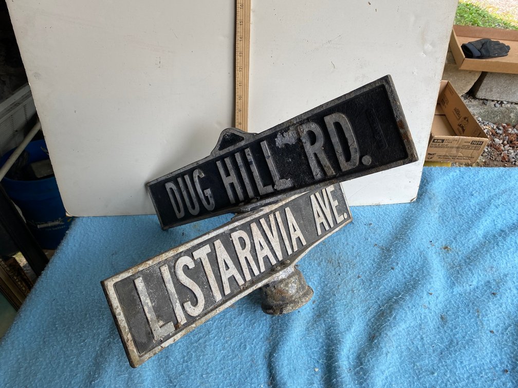 Street sign from Morgantown