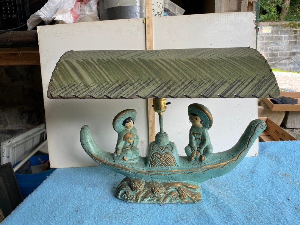 Mid-century oriental lamp