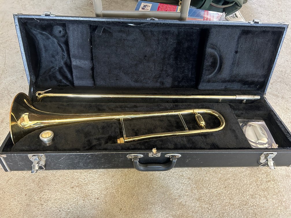 Image Branded Students Trombone with Case and Mouth Piece