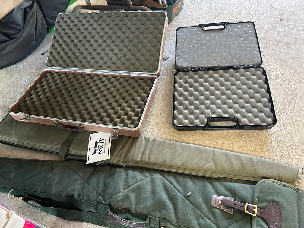 2-Soft Gun Cases, 2-Small Hard Gun Cases