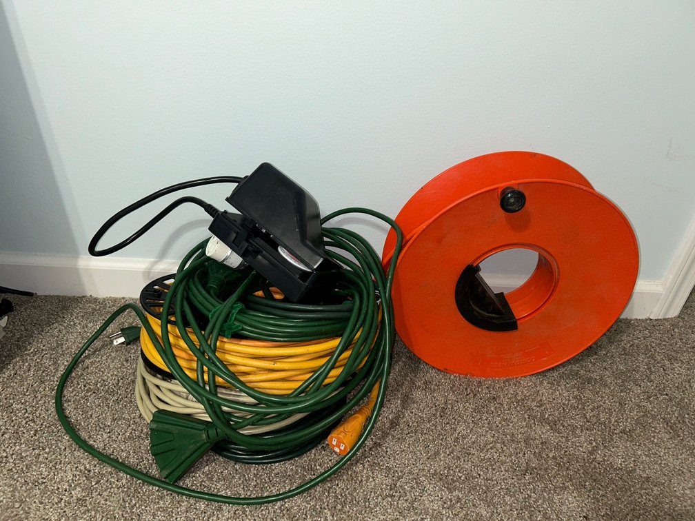 Assortment of extension cords