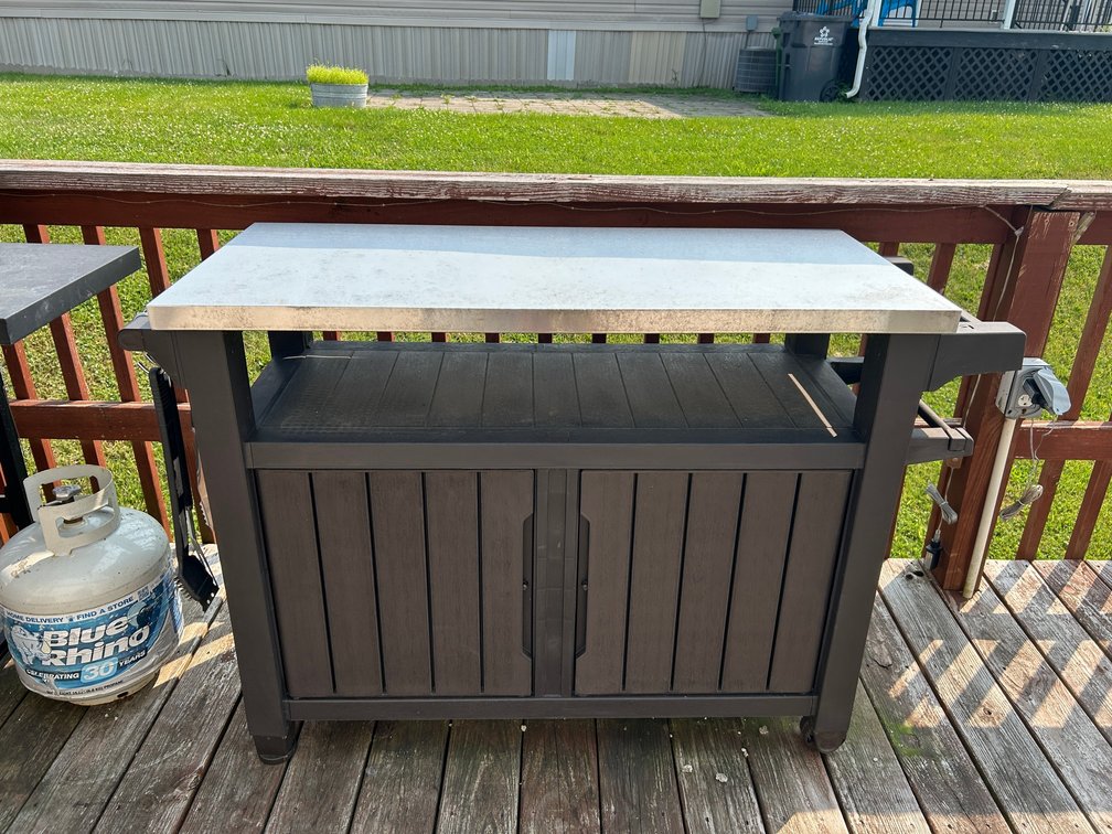 Outdoor prep table