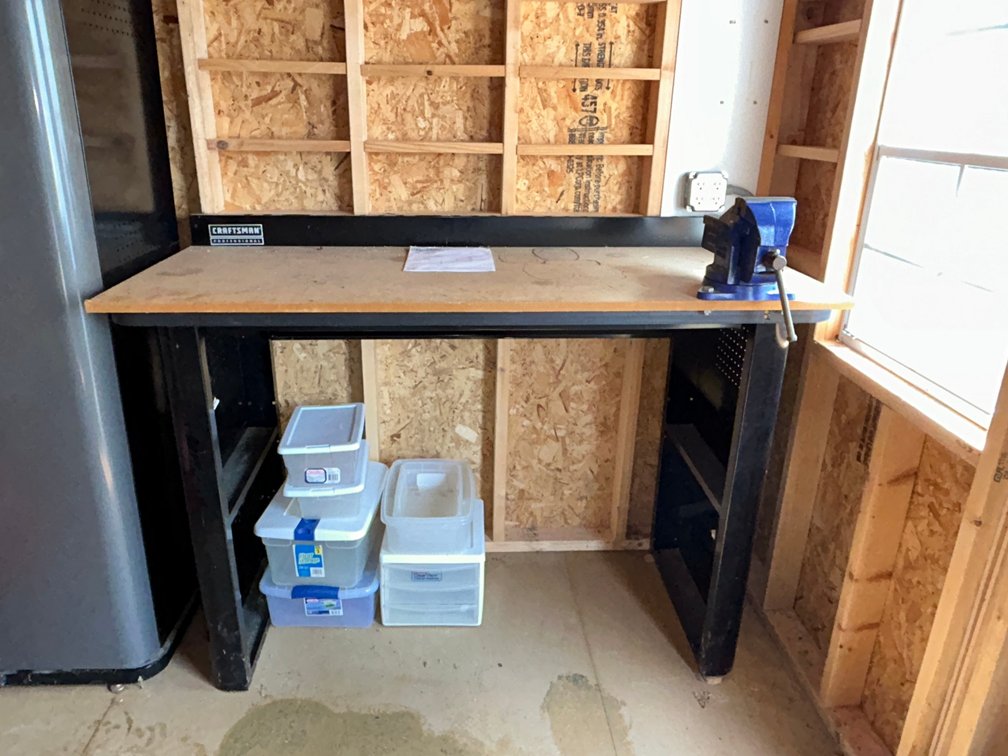 Craftsman workbench with 4" vise included