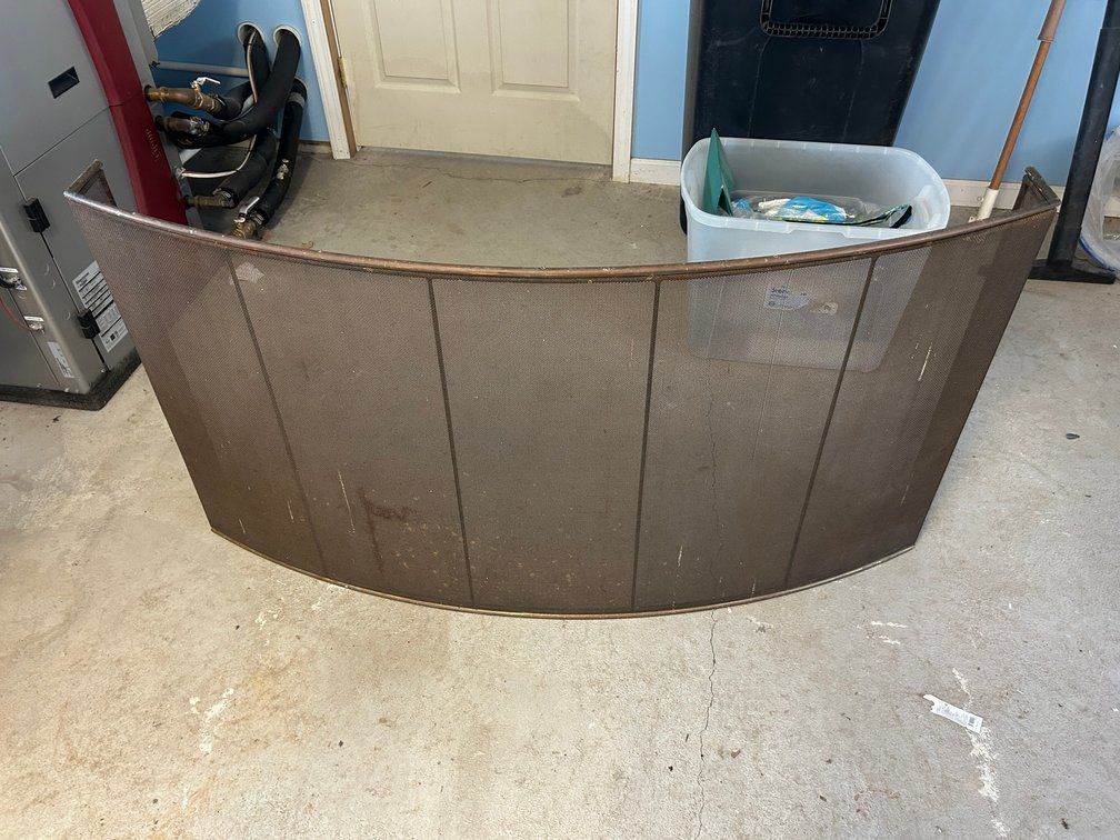 Mesh Fireplace Cover