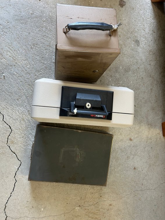 Sentry Fireproof Safe, 2-Other Lock Boxes