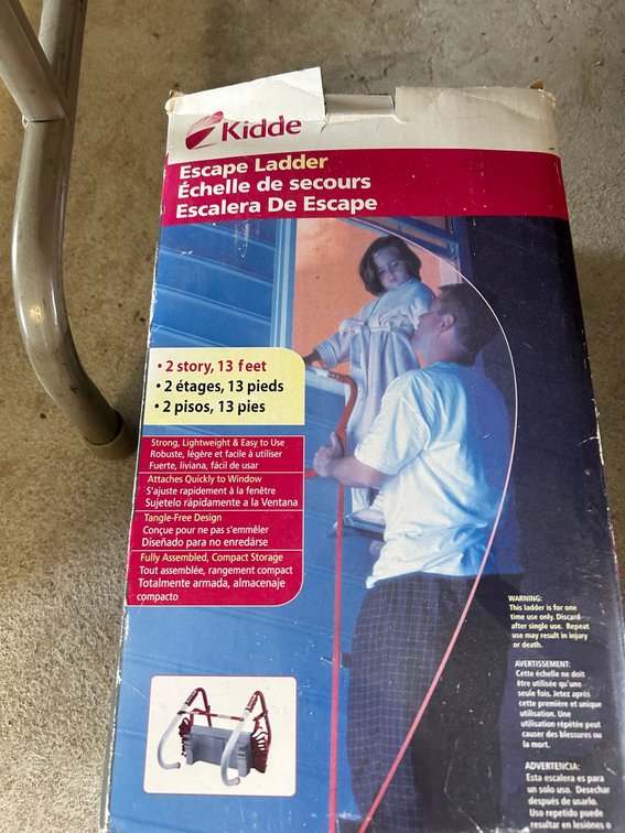 Kidde Branded Escape ladder