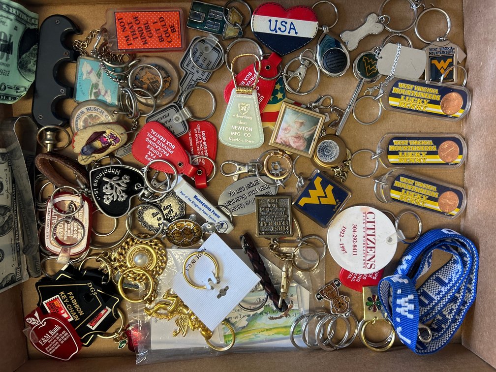 Keychains, WVU Memorabilia