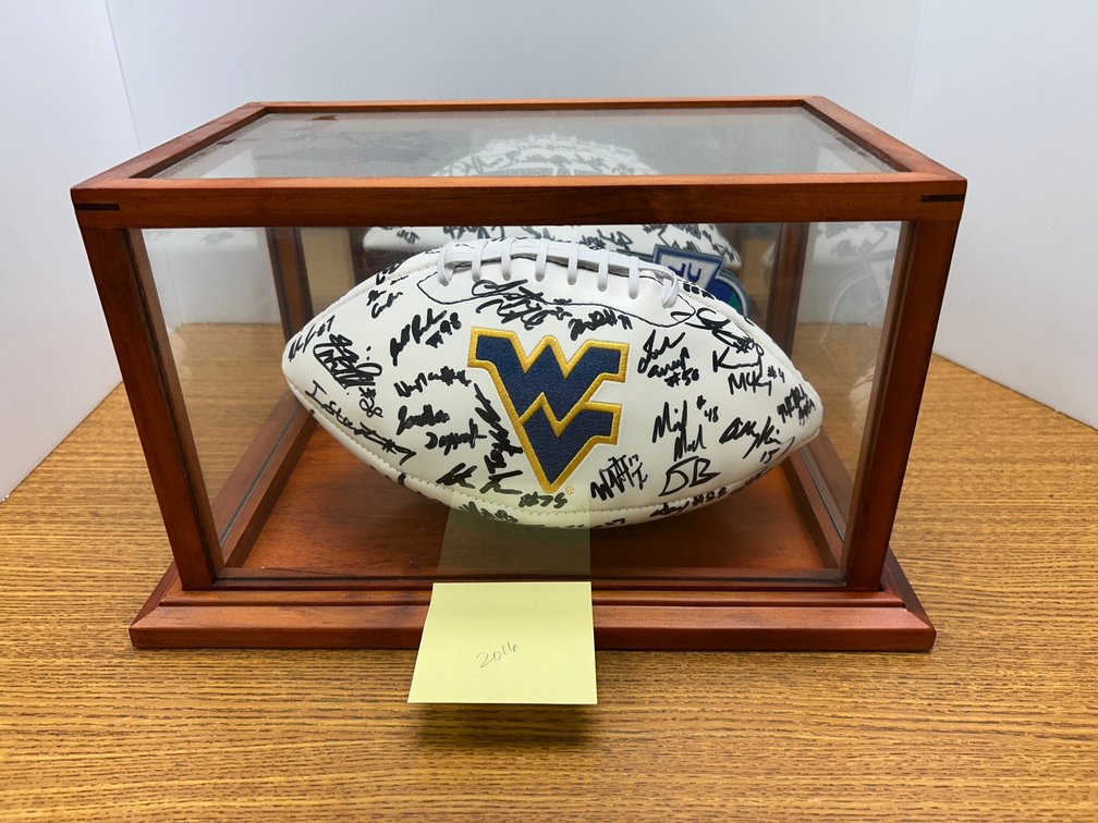 2016 WVU Russell Athletic Bowl team signed football