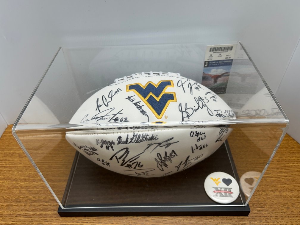 2012 WVU team signed football