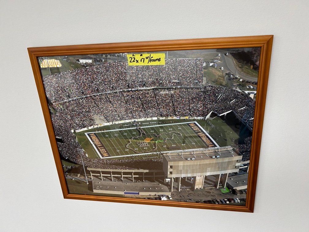 WVU Mountaineer Field framed picture