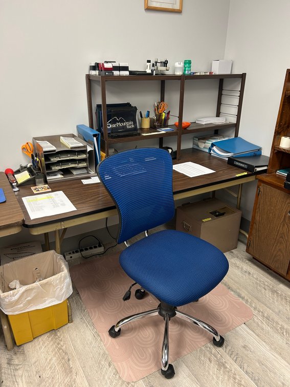 Office table with chair