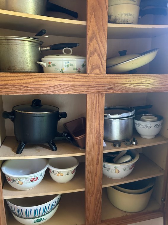 Contents of Cabinet