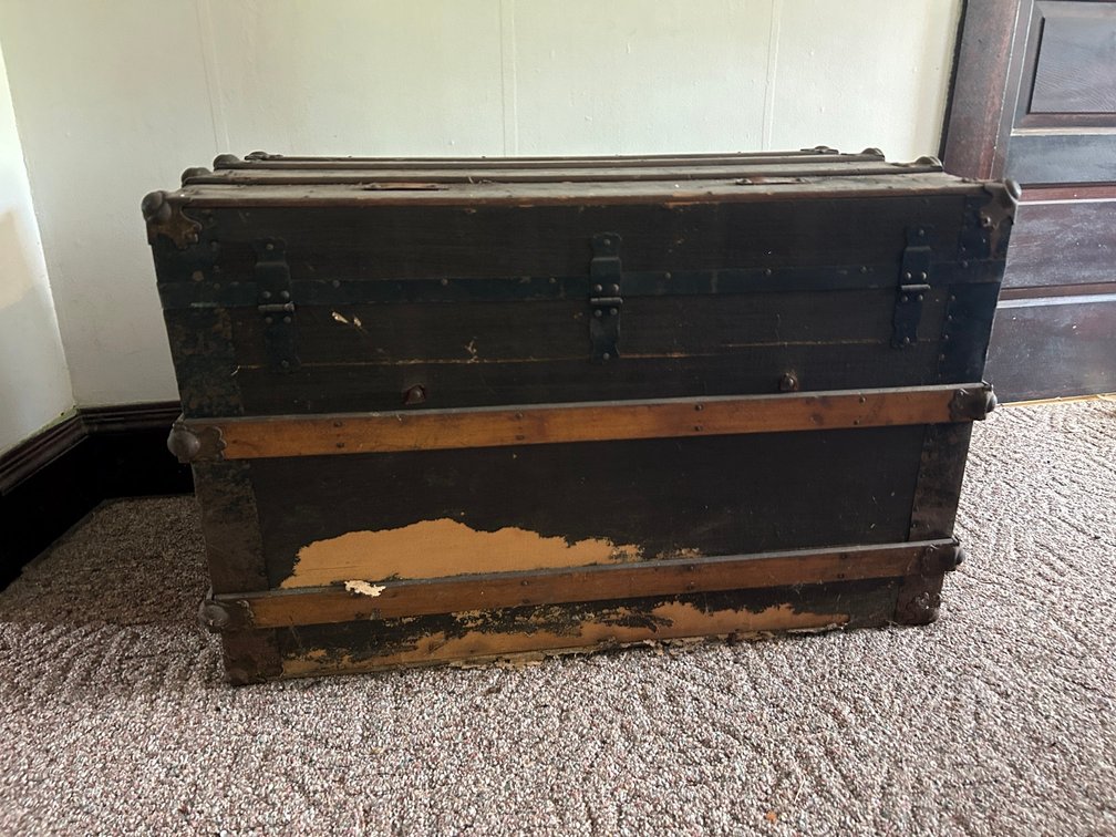 Flat Top Steamer Trunk