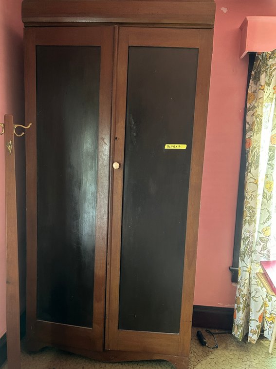 Two-Door Wooden Wardrobe