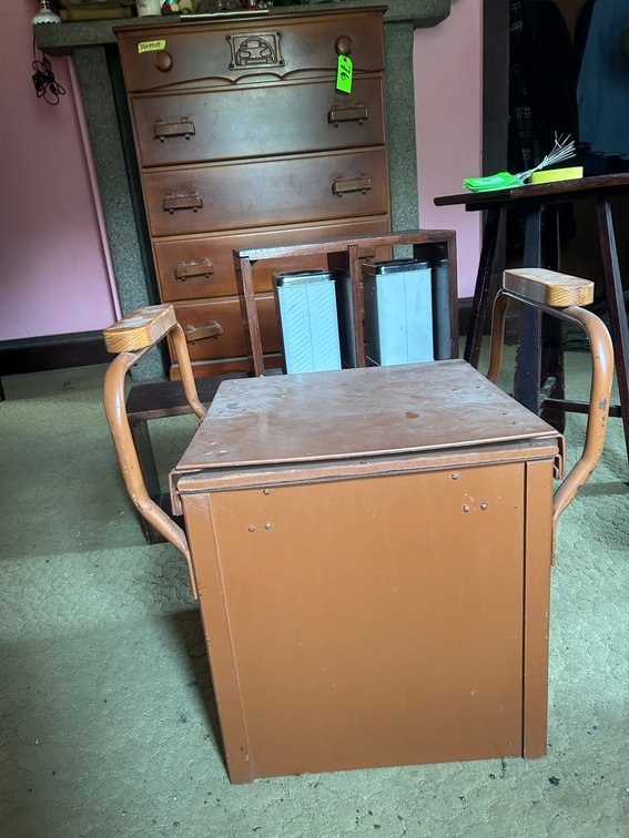 Metal Folding Commode