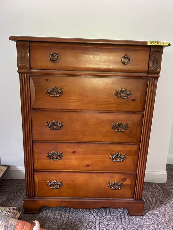 5-Drawer Wooden Chest