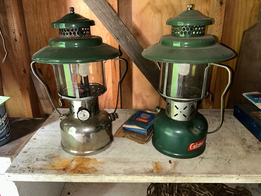 2-Coleman Fuel Camping Lanterns
