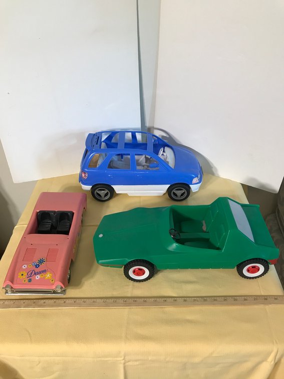 Doll cars, etc.