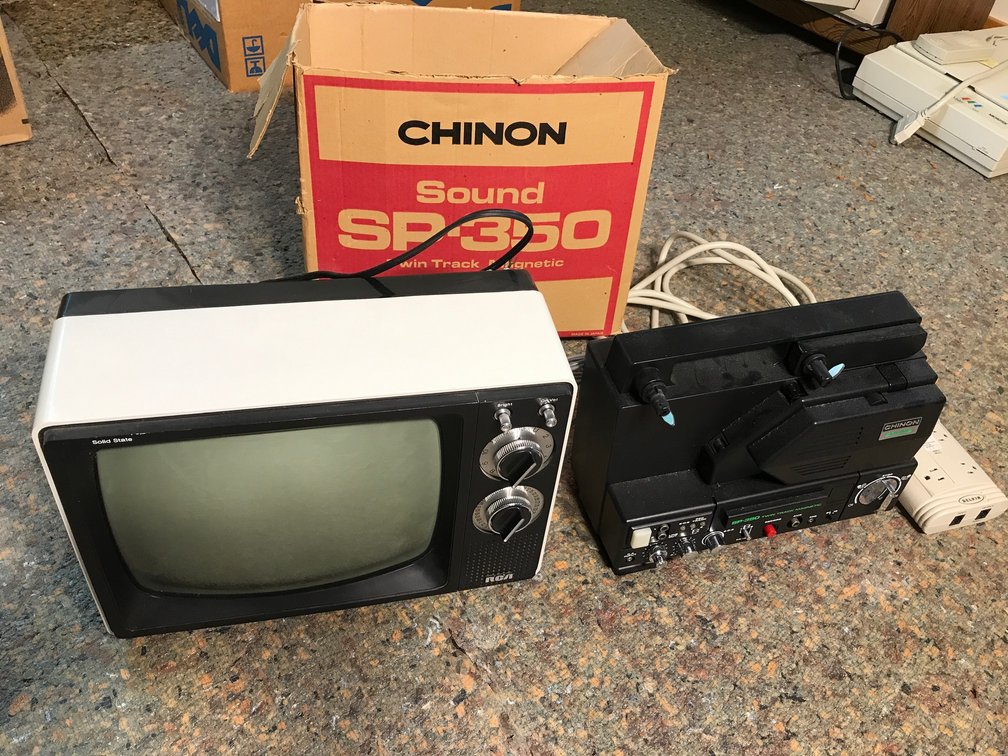 Small television and projector