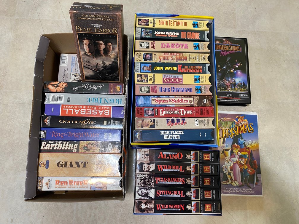 VHS tapes