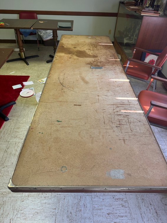 Folding Banquet Table & Chairs