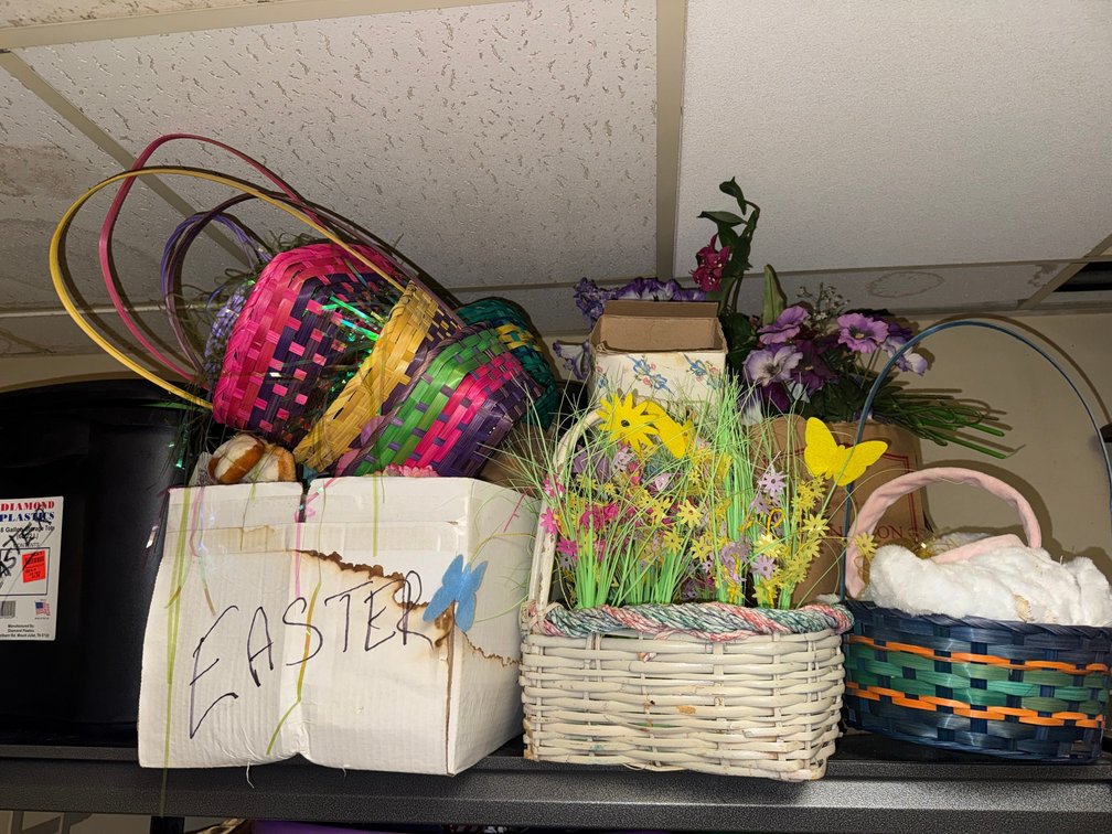 Closet Contents - Christmas Decorations Excluded