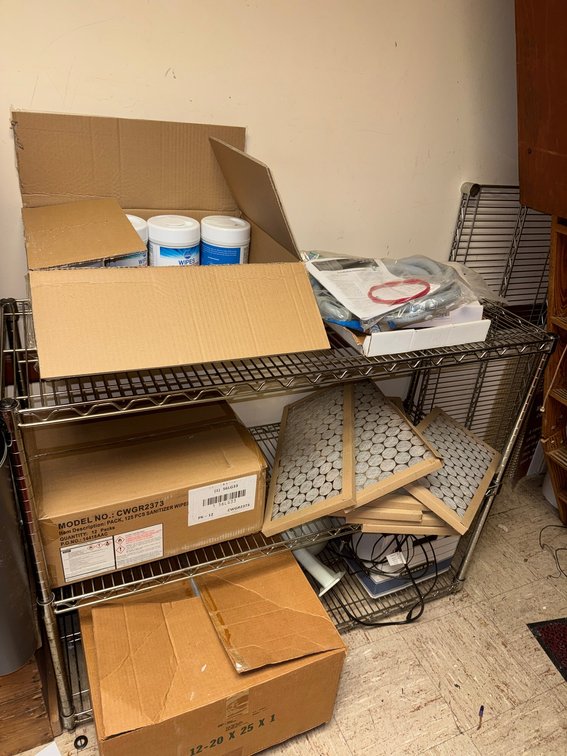 Wire Shelving, Supplies & HVAC Filters