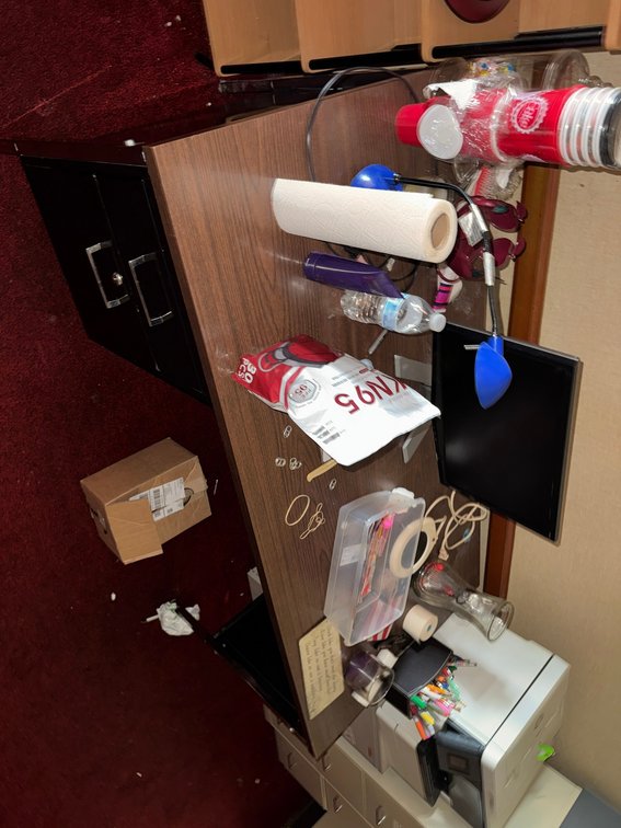 Office Desk & Miscellaneous Contents