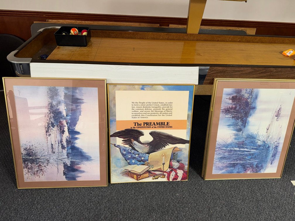 Constitution Preamble & Winter Prints
